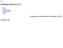 Tablet Screenshot of mckinzieinteriors.com